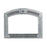 Faceplate Arched Complete With Grills & Keystones - Wrought Iron Finish FPWI3-H