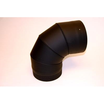 Ventis Single Wall Black Adjustable Elbows