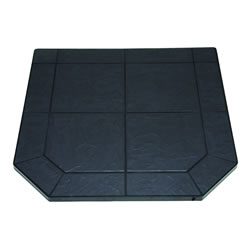 Dark Grey Tile Stove Board 48" x 48" Single Cut