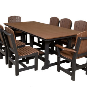 Wildridge Furniture Poly Lumber Furniture table With 8 Dining Chairs