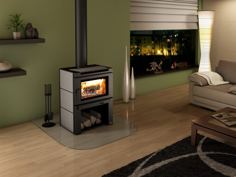 Osburn Matrix Wood Burning Stove with Soap Stone Panels